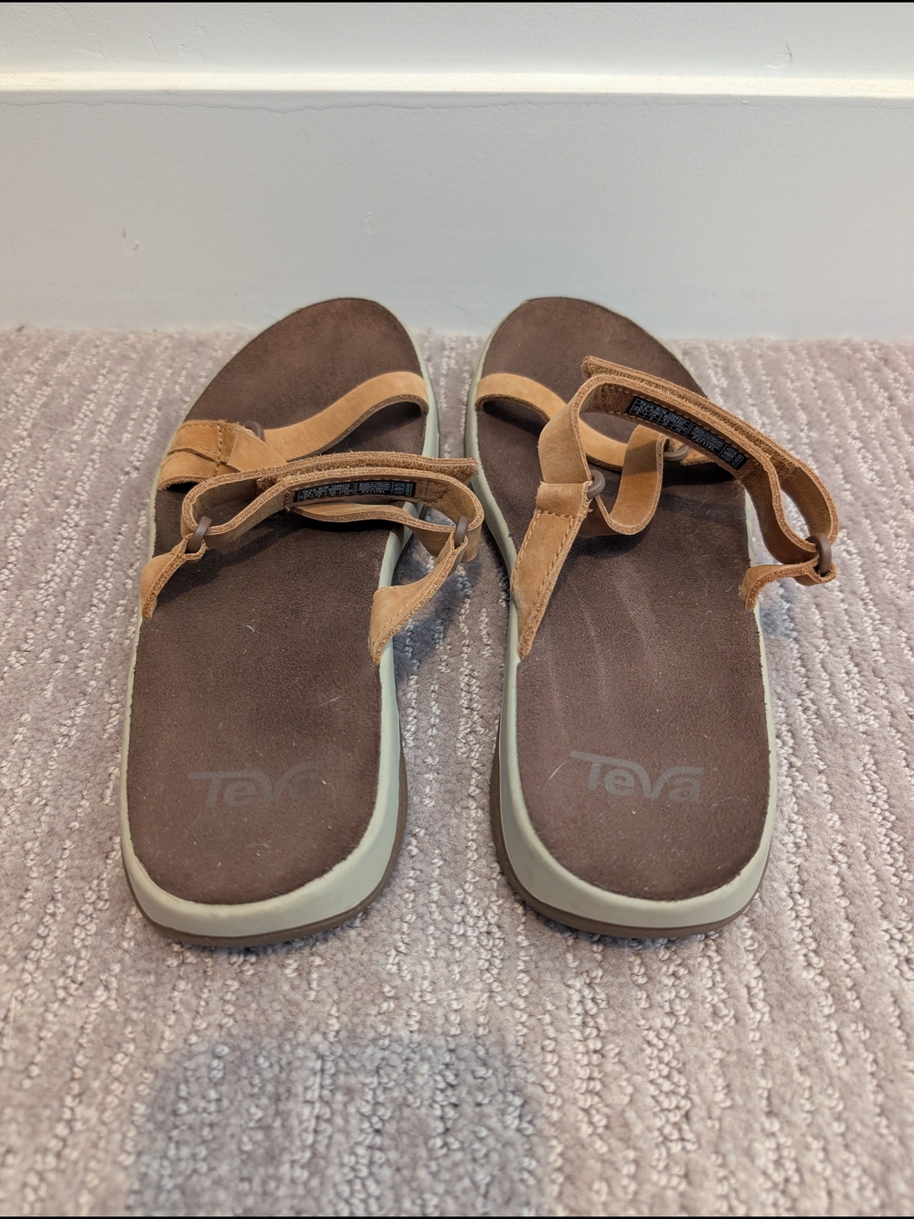 Teva Women's Elzada Slide Leather Sandal - Picture 2 of 5